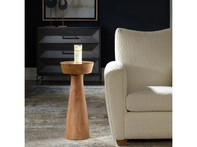 Mano Drink Table, Natural - Alternative View