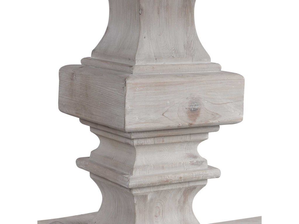 Baldrick Extension Dining Table - White - image 5