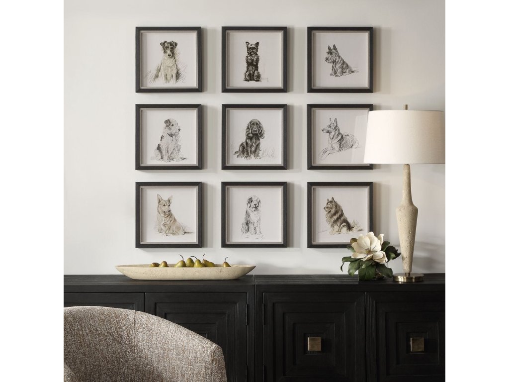 Loyal Companion Framed Prints, S/9 - image 1