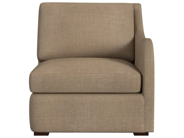 Little Wave Sofa, Right Arm Facing - Lush Tawny