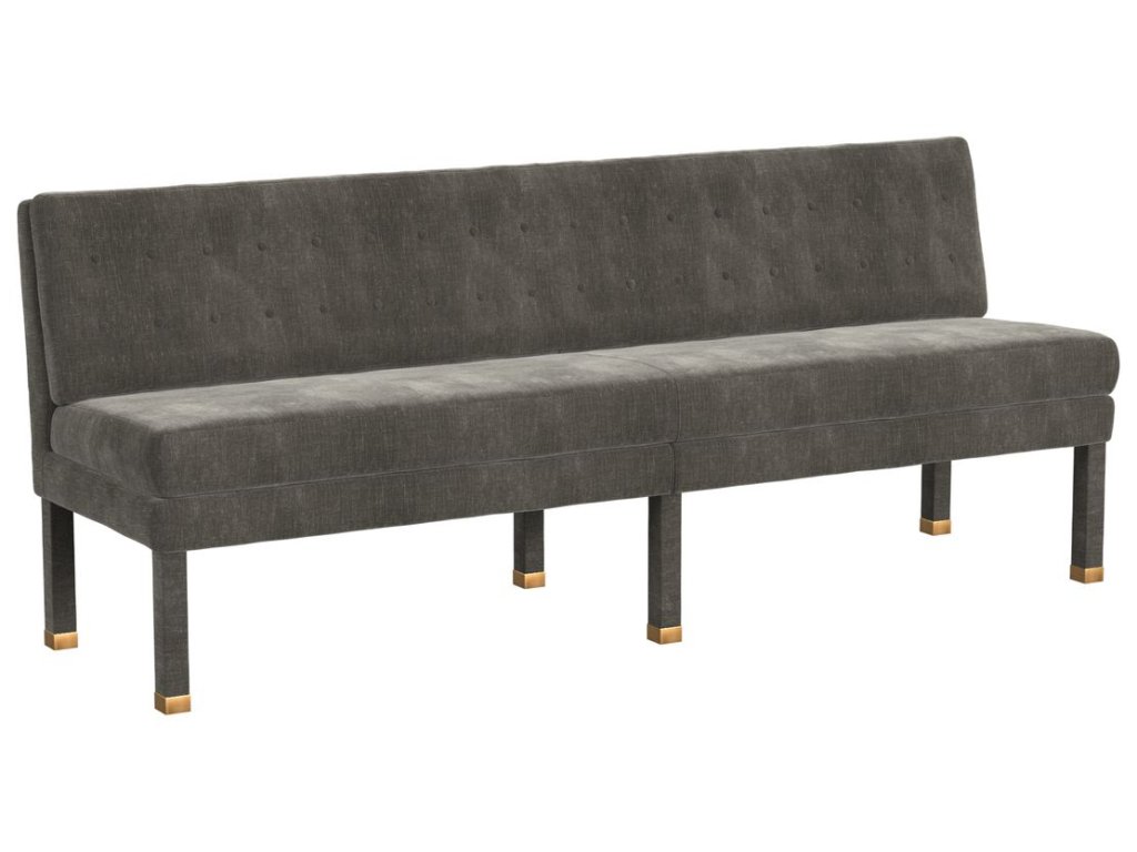 Approach The Bench Banquette, 84" - Lux Graphite - image 1