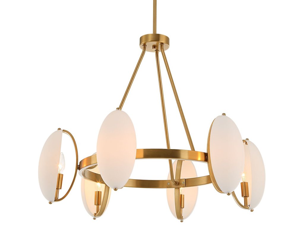 Oviform, 6 Lt Chandelier - image 3