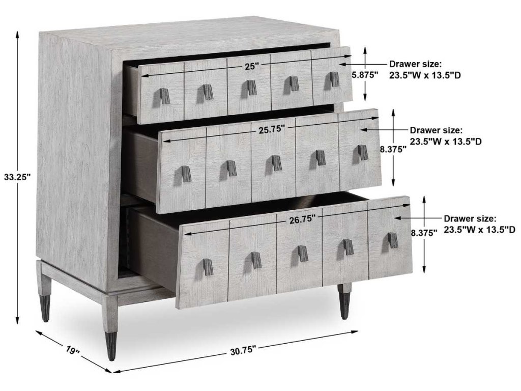 Pyramid Chest - Scrubbed Elm - image 11