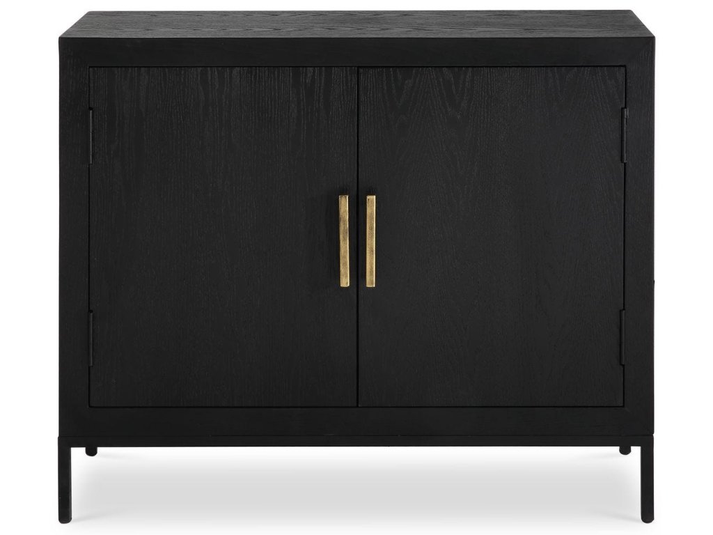 Front Range 2 Door Cabinet, Black - main image
