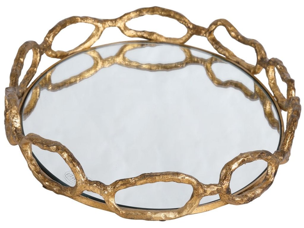 Cable Chain Tray, Gold - image 3