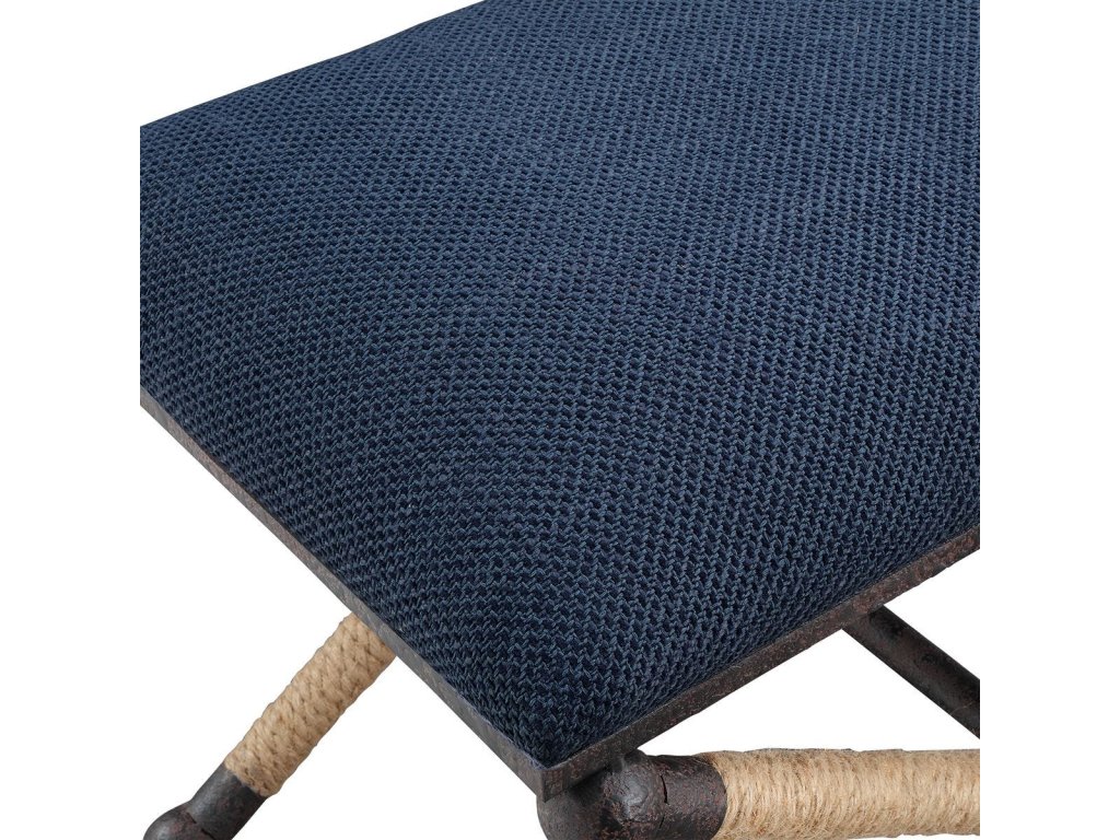 Firth Small Bench, Navy - image 4