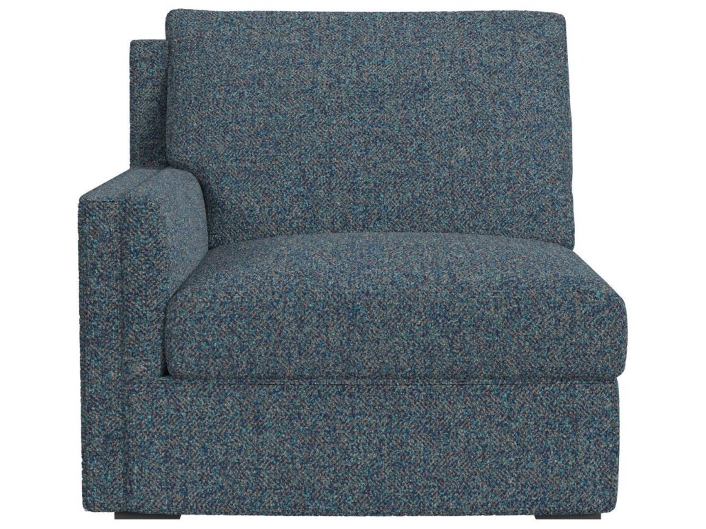 Luxe Sofa, Left Arm Facing - Tweedy Bird Jewel - main image