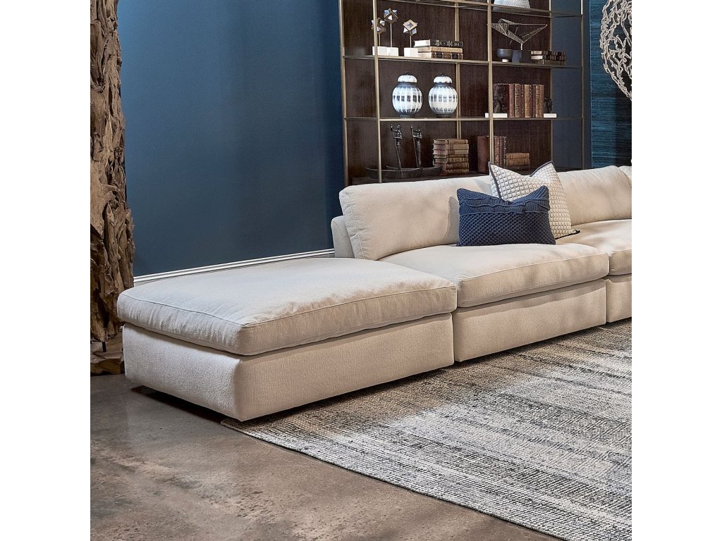 Slope Sofa, Ottoman - Alabaster Chenille - image 1