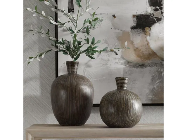 Islander Vases, Black, S/2 - Alternative View