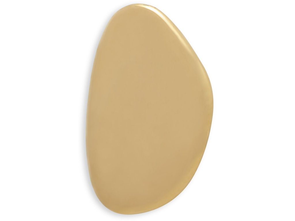 Jelly Bean Wall Sculpture - 26X16 Gold - main image