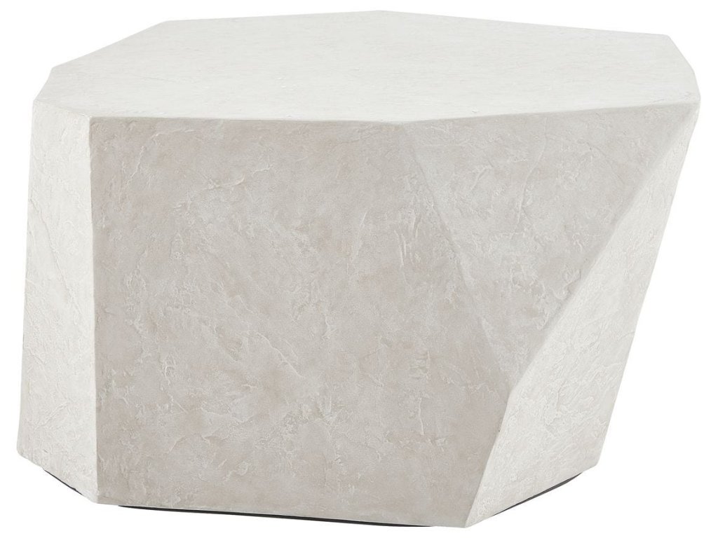 Parra Outdoor Coffee Table, Limestone - image 2