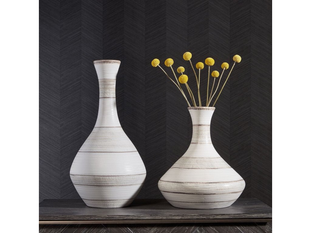 Potter Outdoor Vases, S/2 - image 1