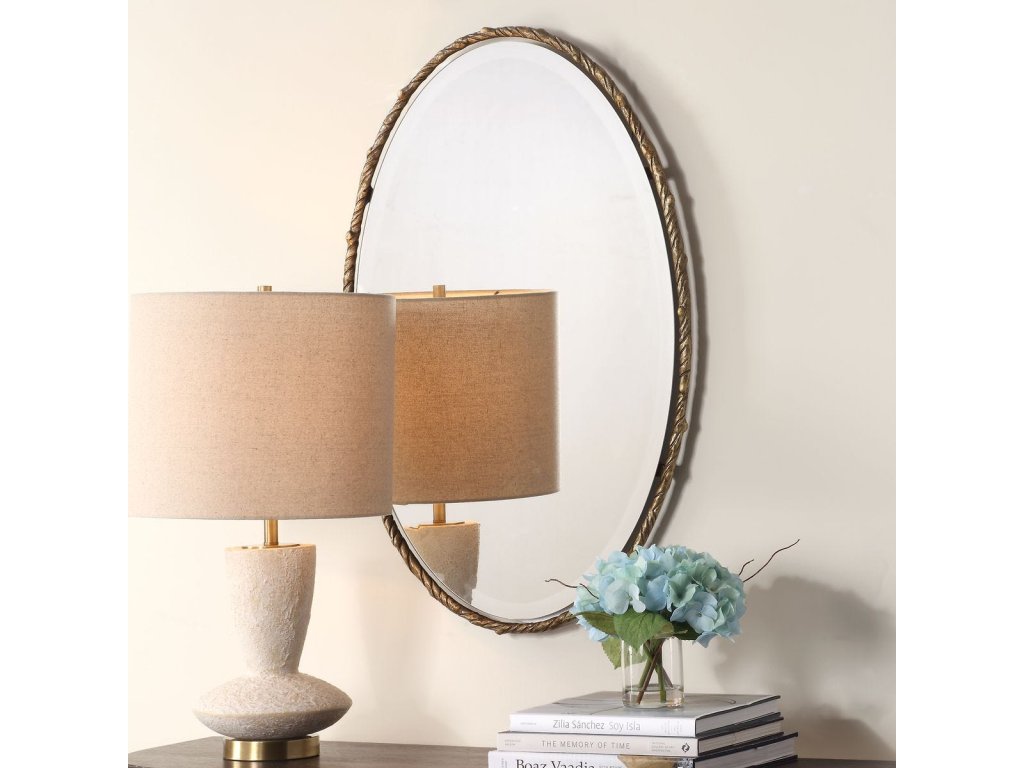 Twisted Branch Oval Mirror - image 2