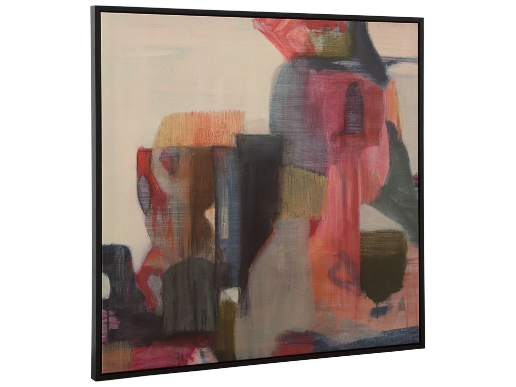 Geranium And Ginger Framed Canvas - image 3