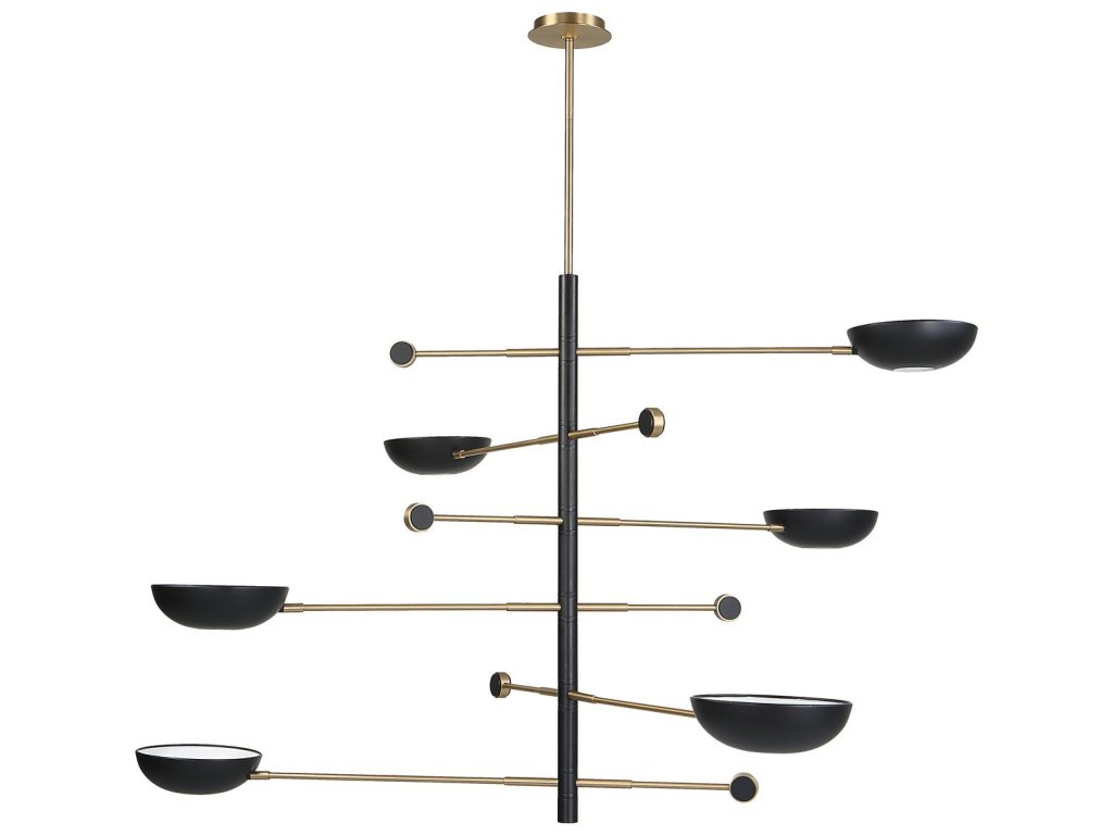 Swinger, 6 Lt Pendant - Black - image 5