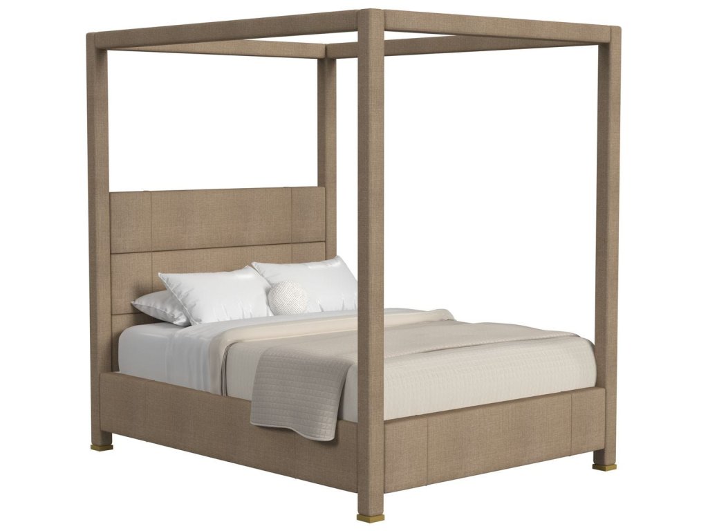 Hibernate Canopy Bed, Queen - Lush Tawny , 2 Cartons - main image