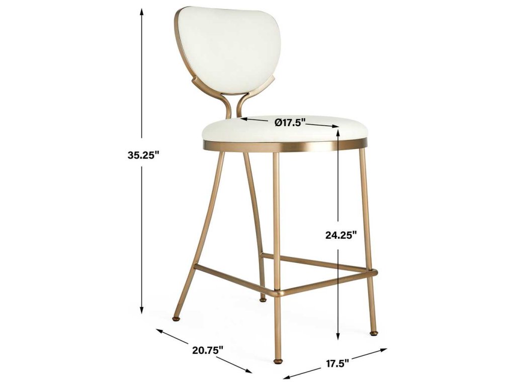 Perch Counter Stool - Winter White - image 7
