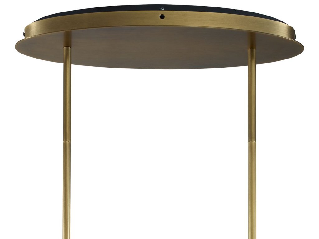 Meandering, 14 Lt Pendant - Brass - image 6