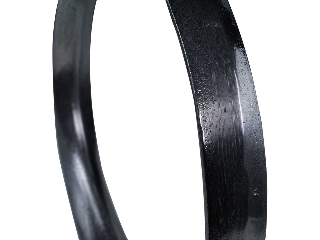 Orbits Ring Sculptures, Black Nickel, S/2 - image 3