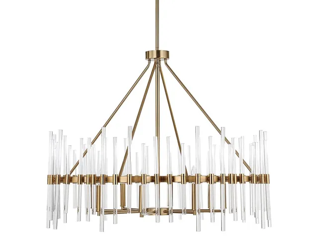 Crystal Stick, 8 Lt Chandelier