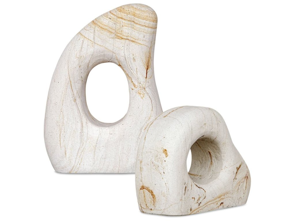Stone Flow Outdoor Sculptures, S/2 - main image