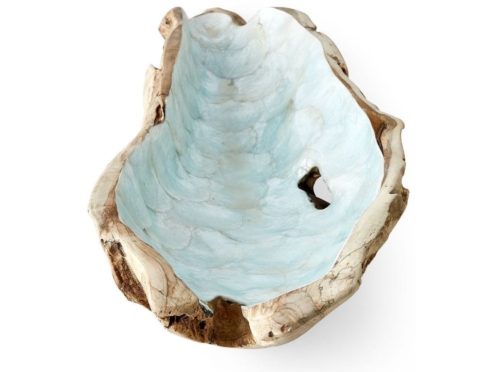 Pearl Forest Bowl - Blue Capiz - image 4