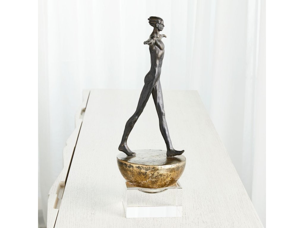 Man Finding Balance Sculpture - image 6