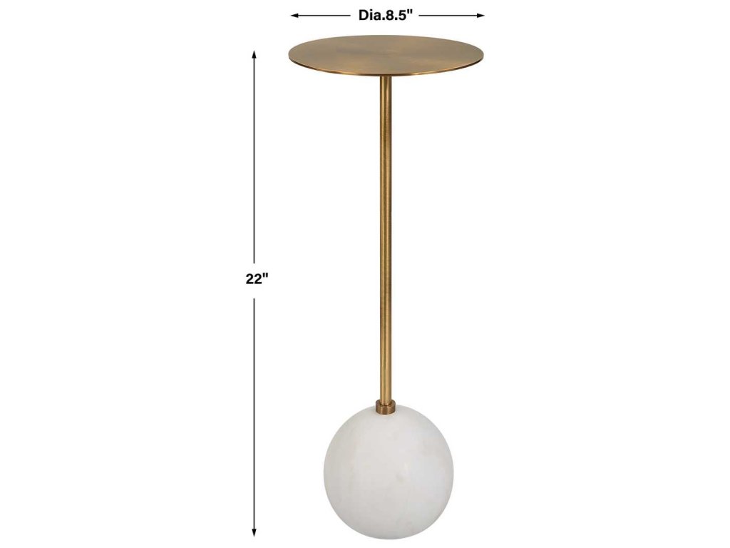 Gimlet Drink Table, White - image 4