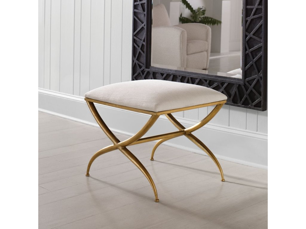 Crossing Small Bench, White - image 1