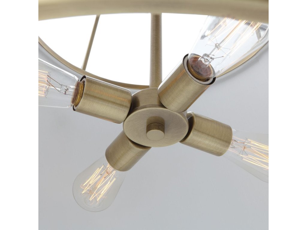 Leather Classic, 4 Lt Pendant - White - image 8
