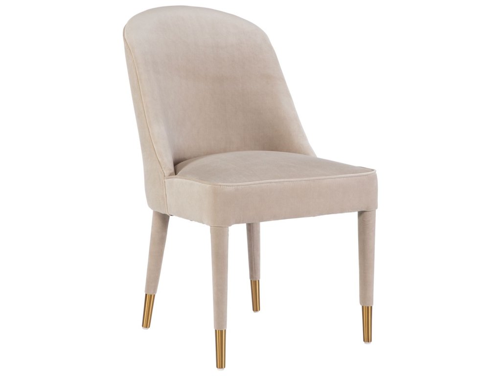 Brie Armless Chair, Champagne, 2 Per Box, Priced Each - image 3