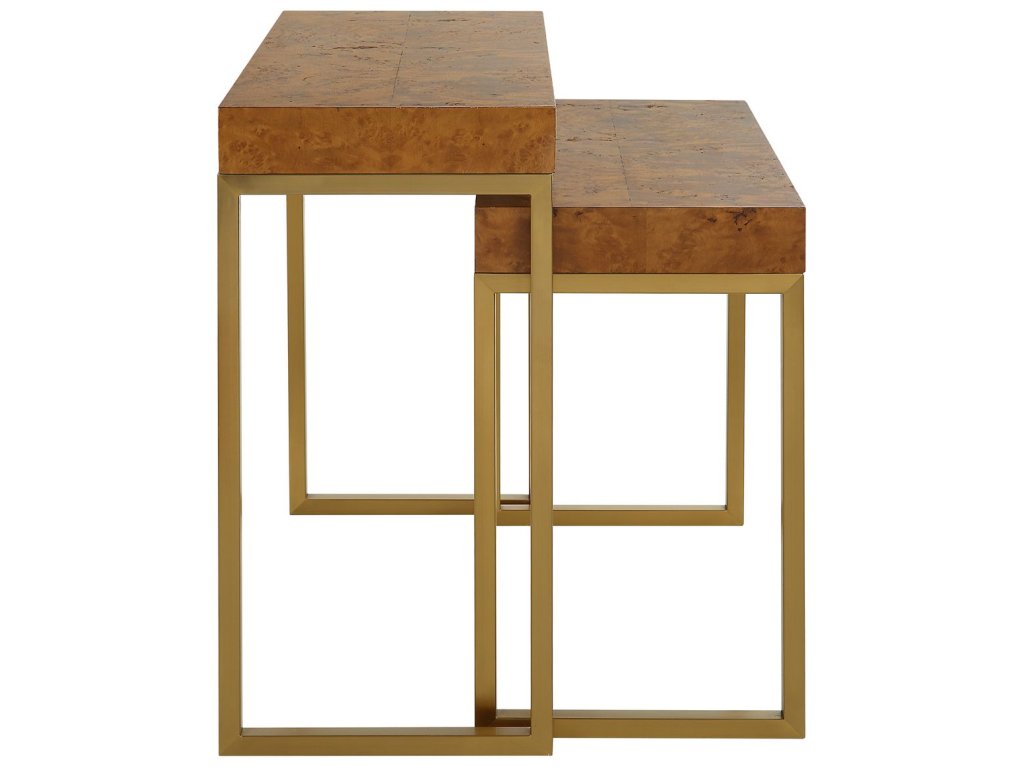 Burl-Esque Nesting Tables, S/2 - image 4
