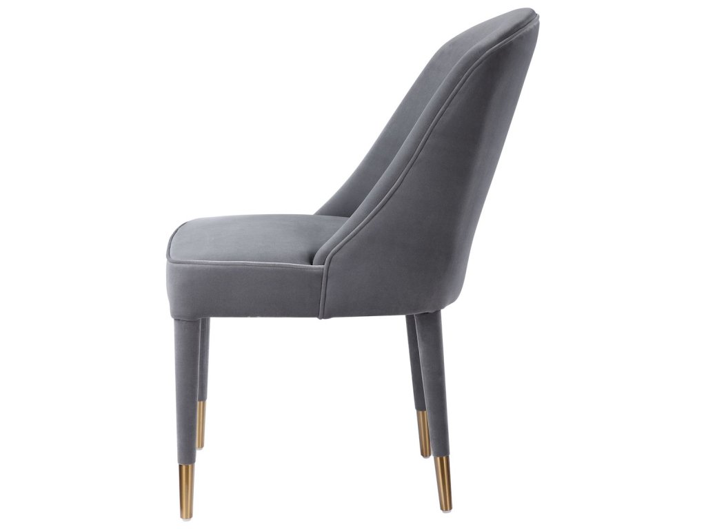 Brie Armless Chair, Gray, 2 Per Box, Priced Each - image 3