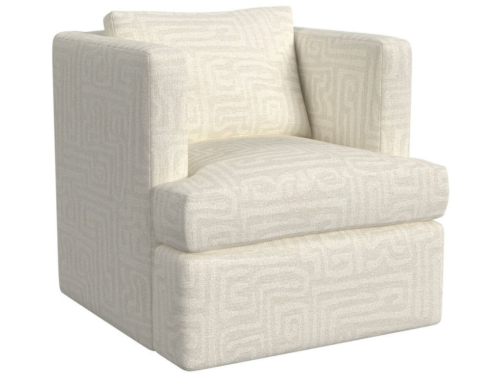 Elevated Swivel Chair - Maze Oyster - image 2