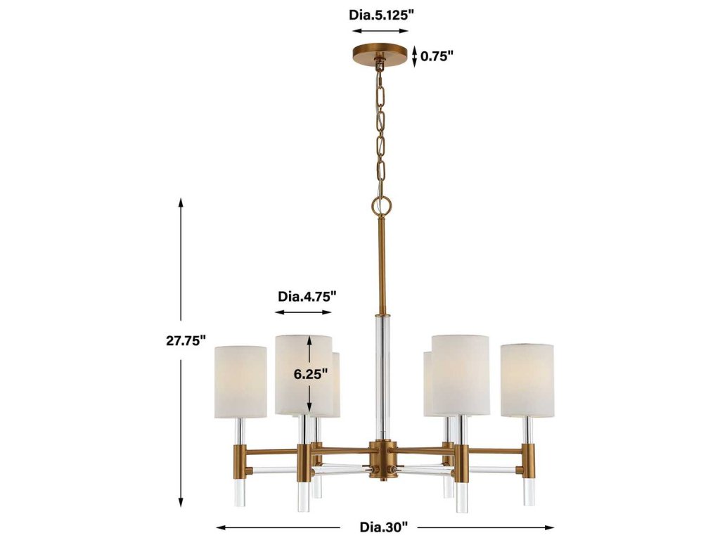 Welkin, 6 Lt Chandelier - image 8