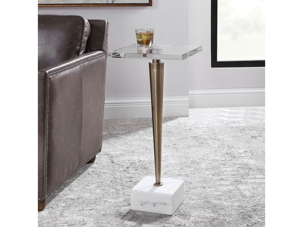 Campeiro Drink Table, Brass - image 1