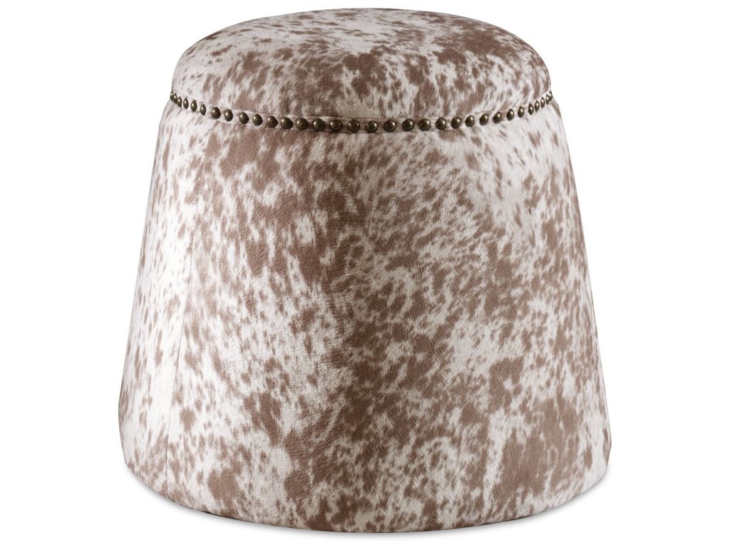 Gumdrop Ottoman, Cow Hide - main image