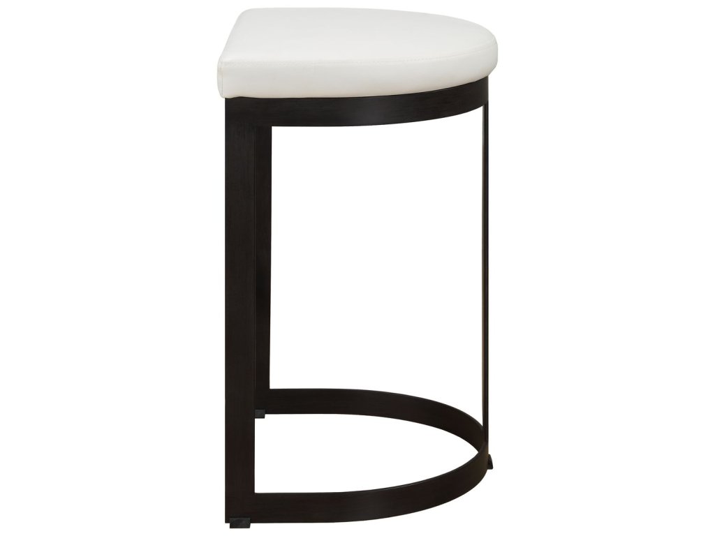 Ivanna Counter Stool, Black - White - image 4