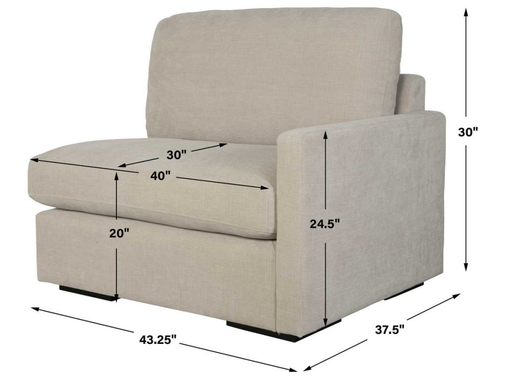 Refuge Sofa, Right Arm Facing, Sand - image 6