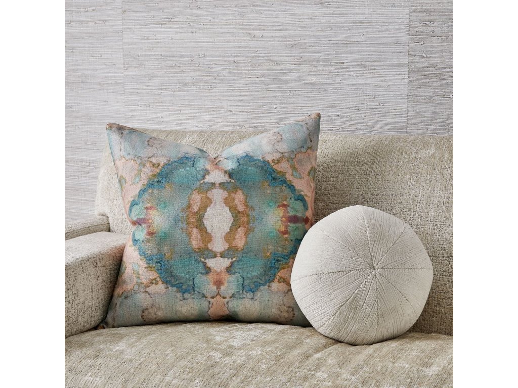 Spectrum Pillow - Blush/Aqua - image 2