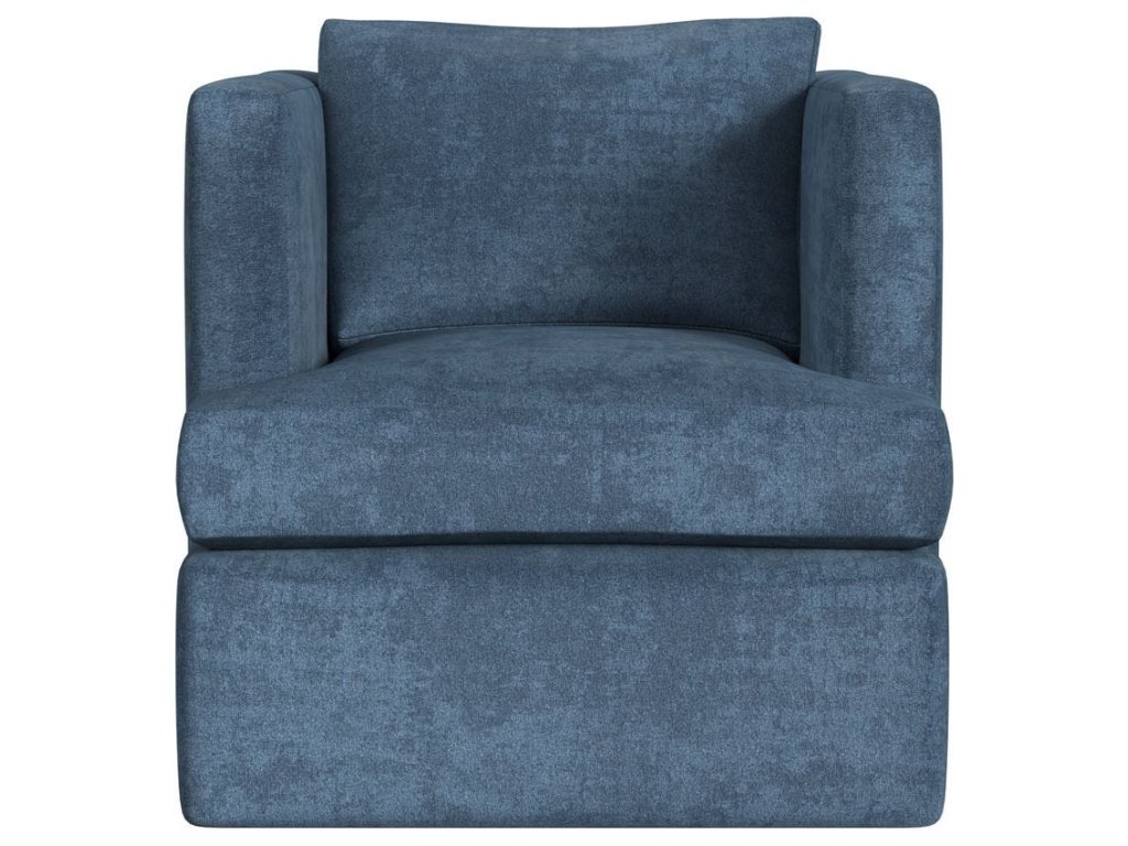 Elevated Swivel Chair - Lux Peacock - image 1