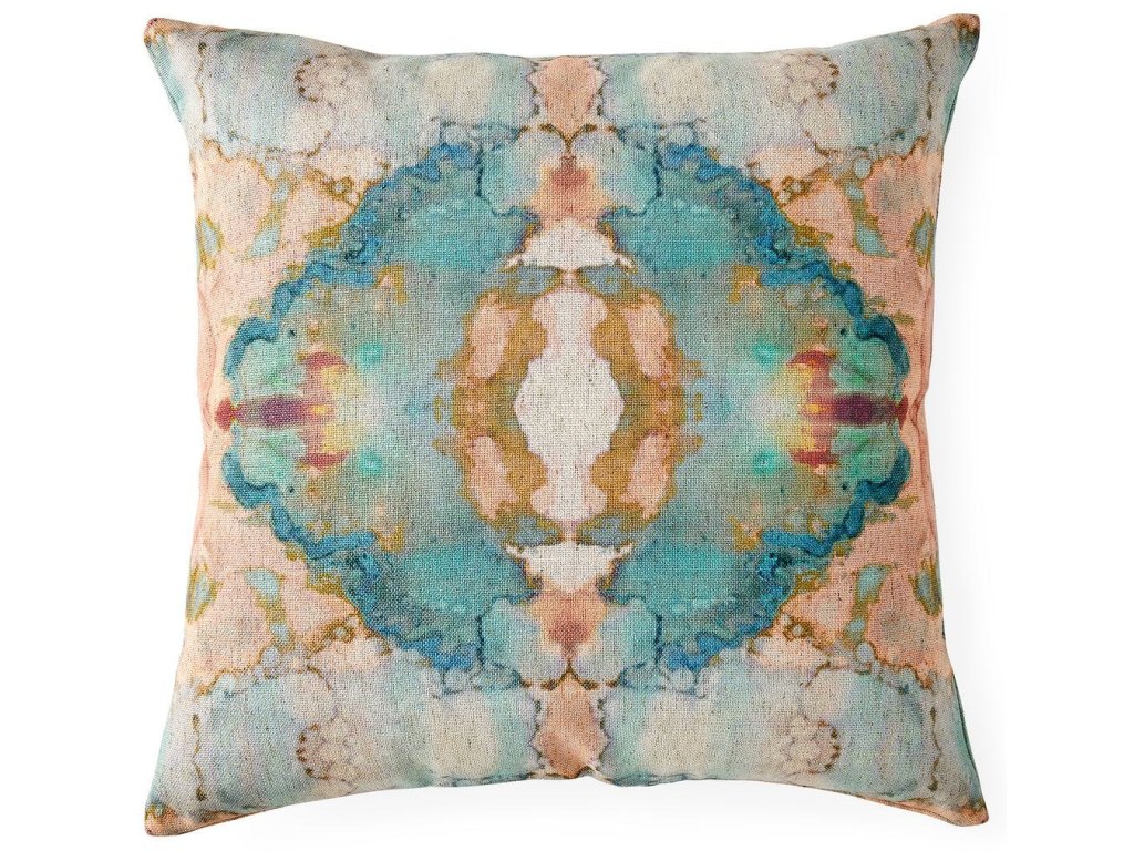 Spectrum Pillow - Blush/Aqua - main image