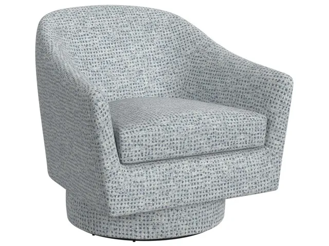 Coupe Swivel Chair - Dashing Blue
