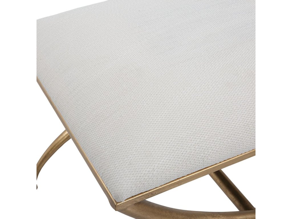 Crossing Small Bench, White - image 4