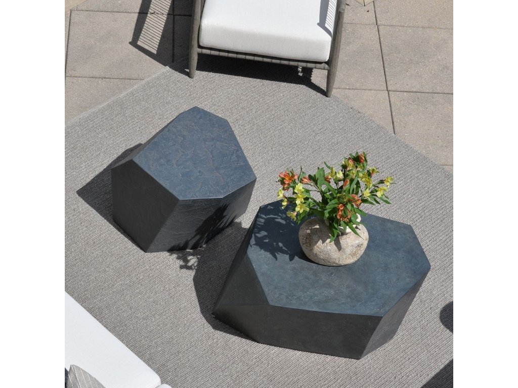Parra Outdoor Side Table, Slate - image 2