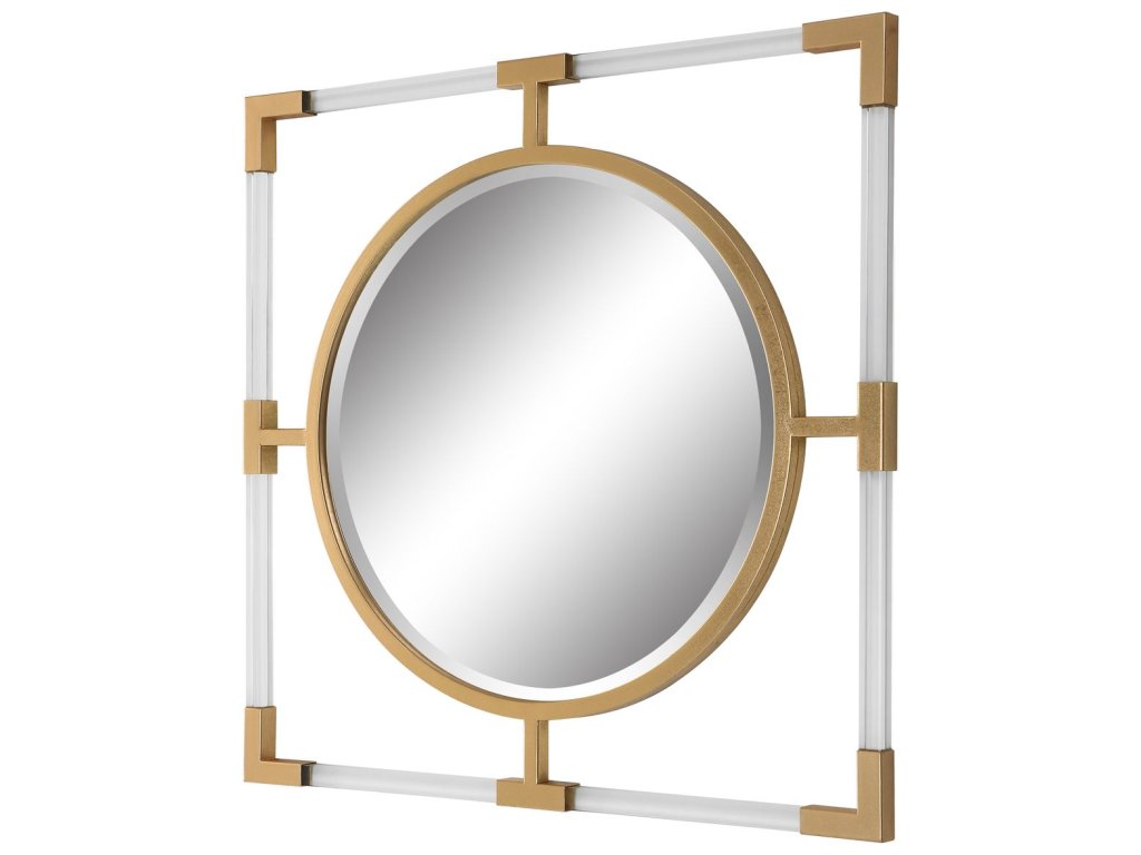 Balkan Small Mirror, Gold - image 2