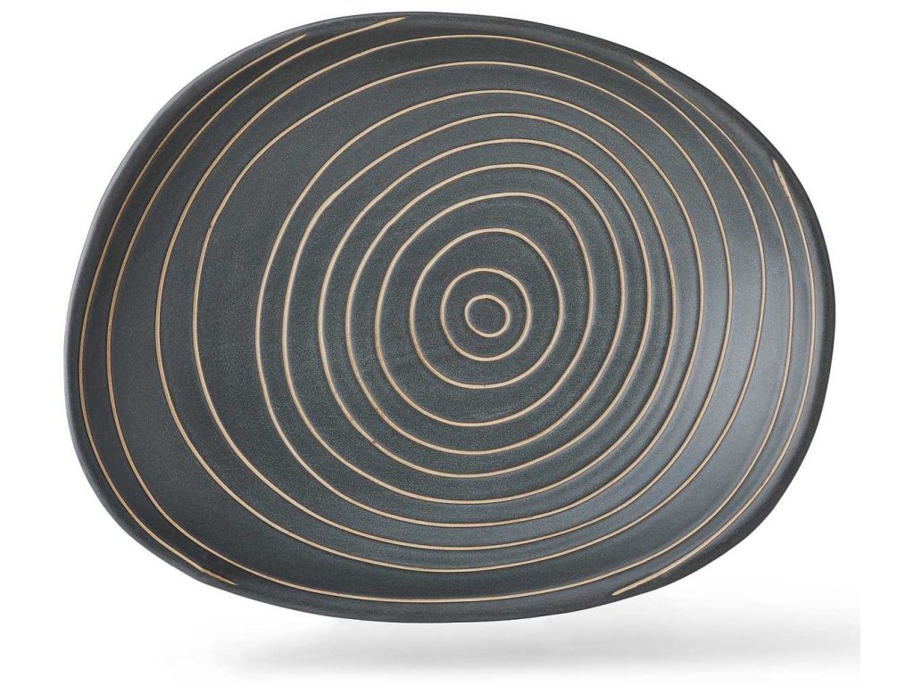 Hieroglyphics Bowls - Gray, S/3 - image 2