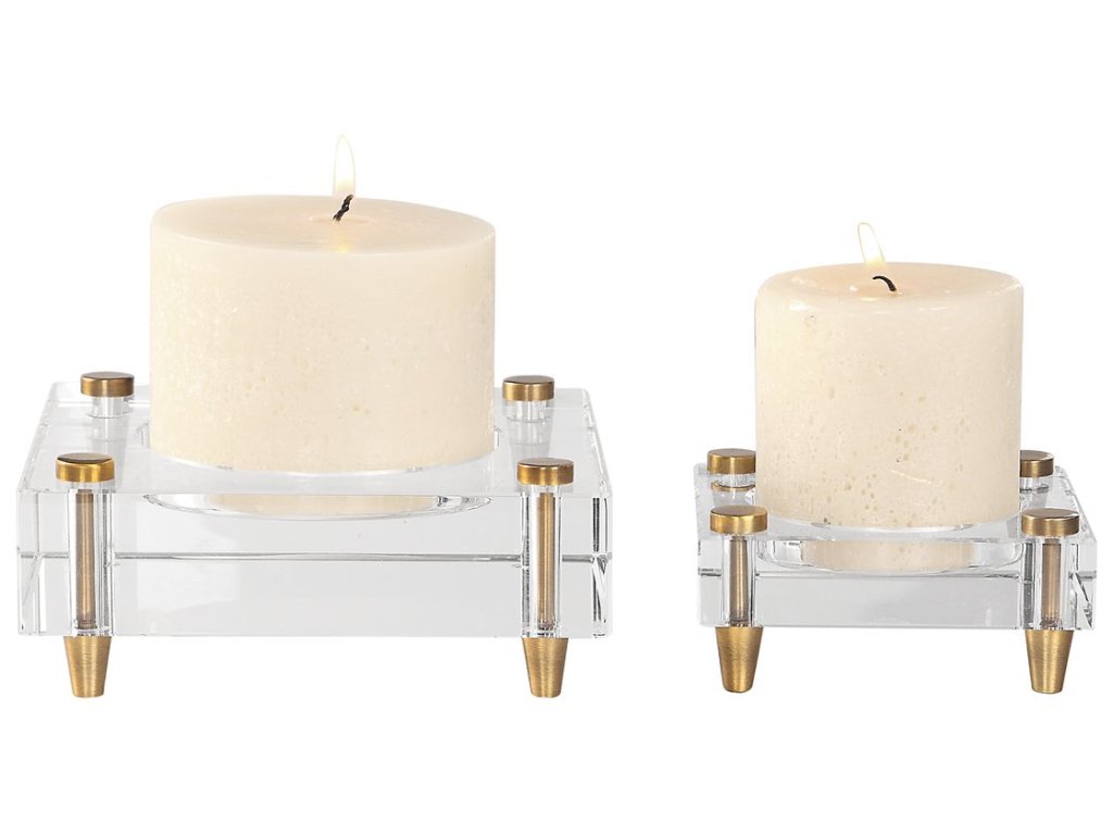 Claire Candleholders, S/2 - image 2