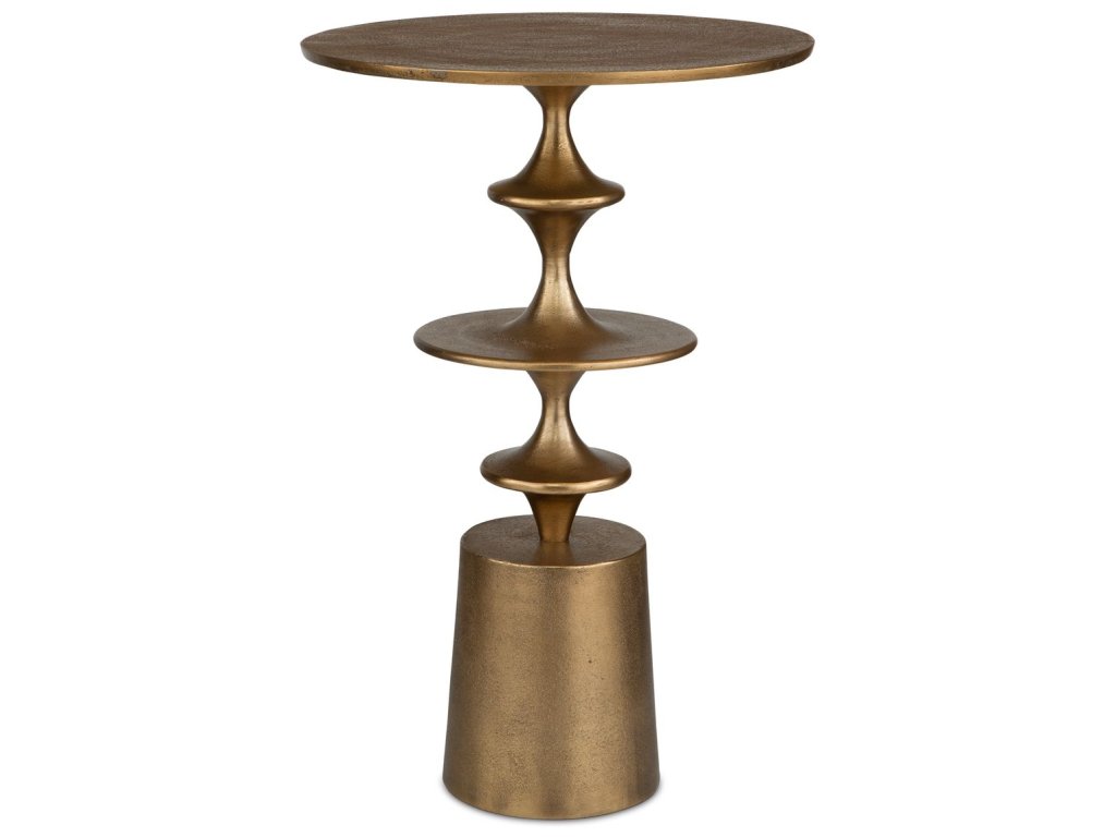 Flight Accent Table, Brass - main image