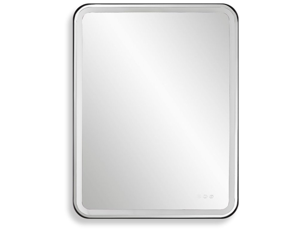 Crofton Lighted Large Mirror, Black - main image